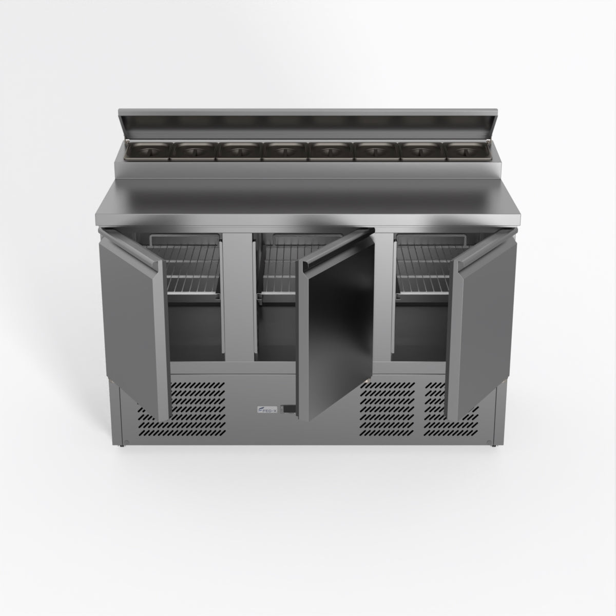 Thermaster Fed-X Three Door Salad Prep Fridge XGNS1300D