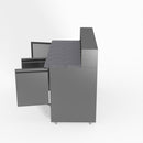 Thermaster Fed-X Three Door Salad Prep Fridge With Marble Top XGNS1300E