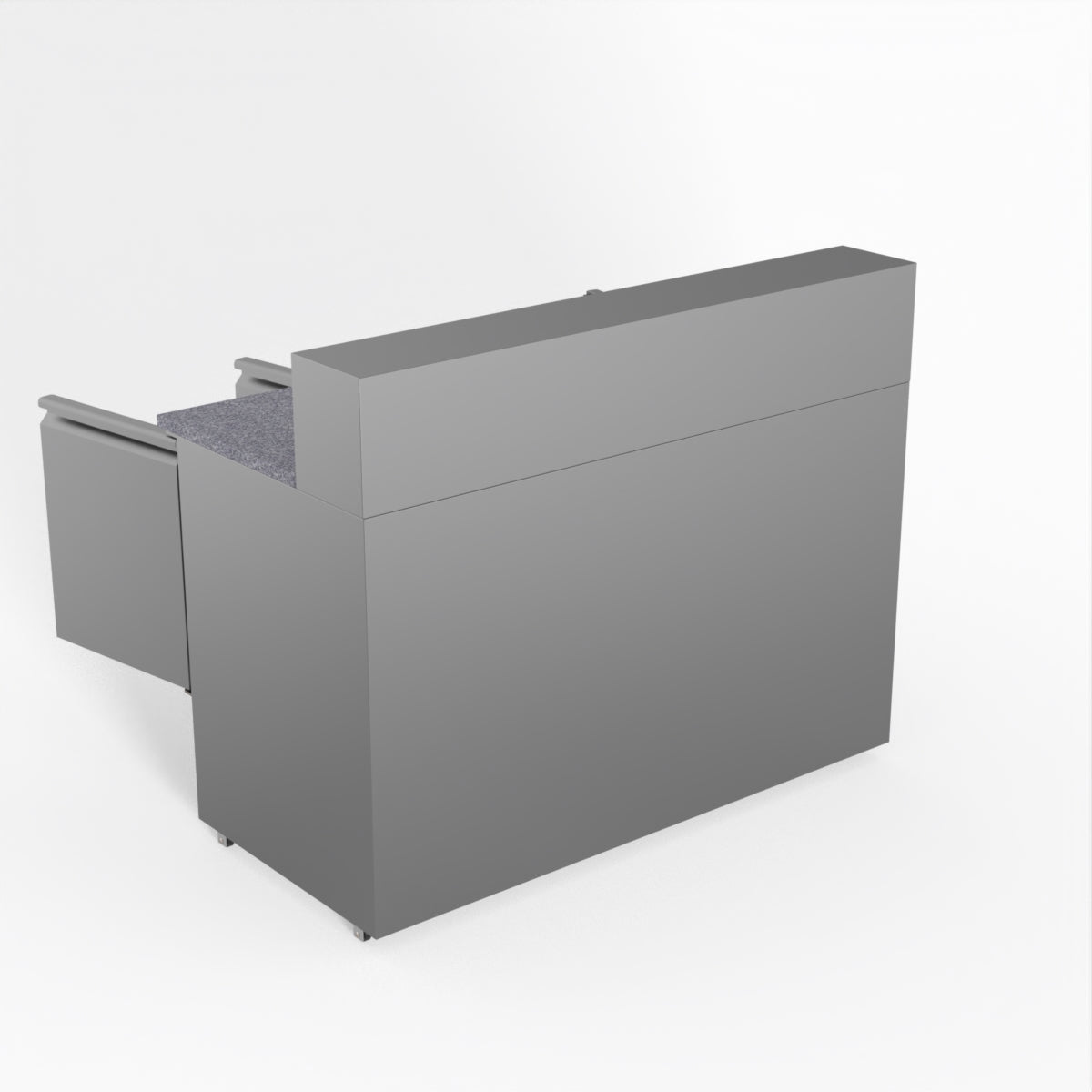 Thermaster Fed-X Three Door Salad Prep Fridge With Marble Top XGNS1300E