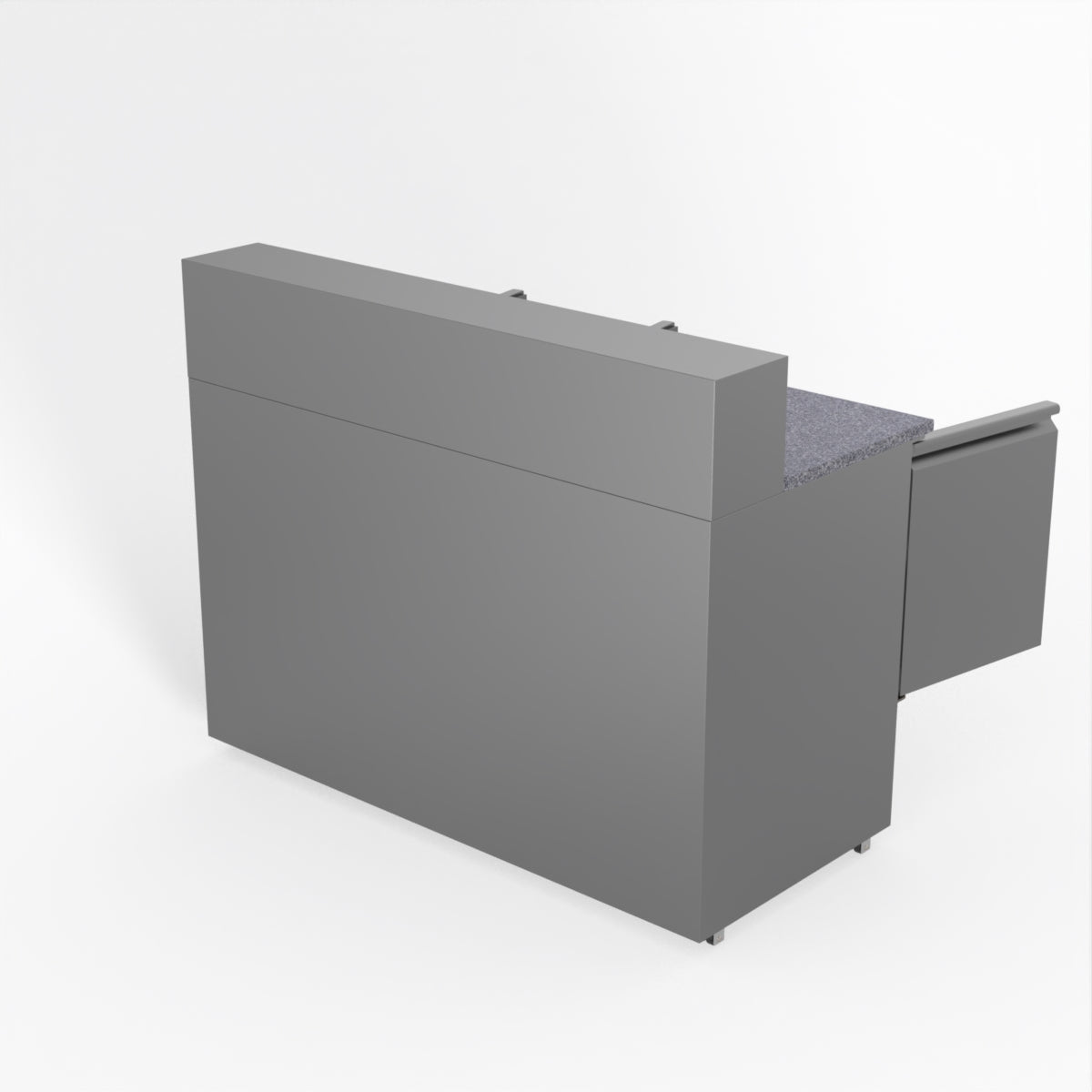 Thermaster Fed-X Three Door Salad Prep Fridge With Marble Top XGNS1300E