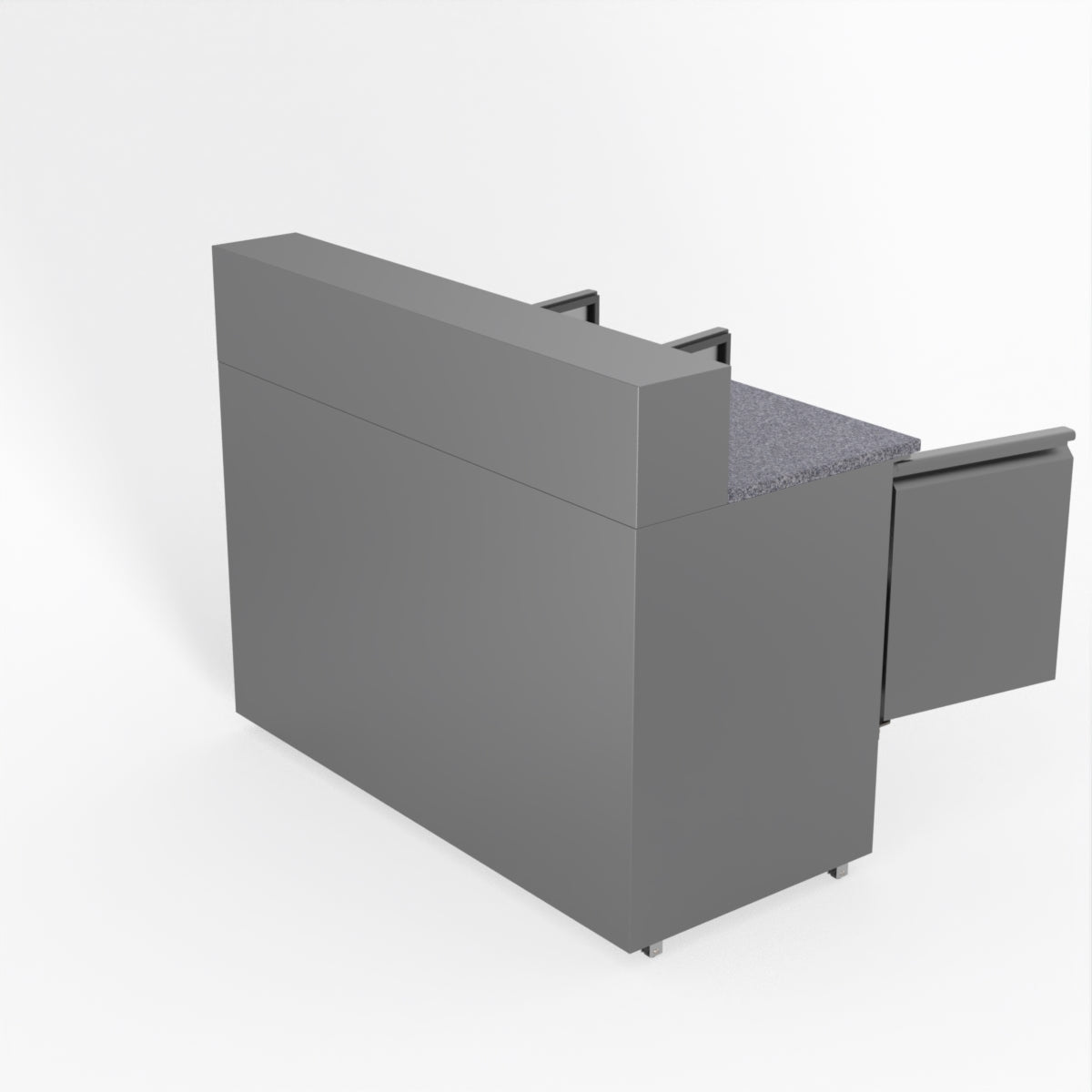 Thermaster Fed-X Three Door Salad Prep Fridge With Marble Top XGNS1300E