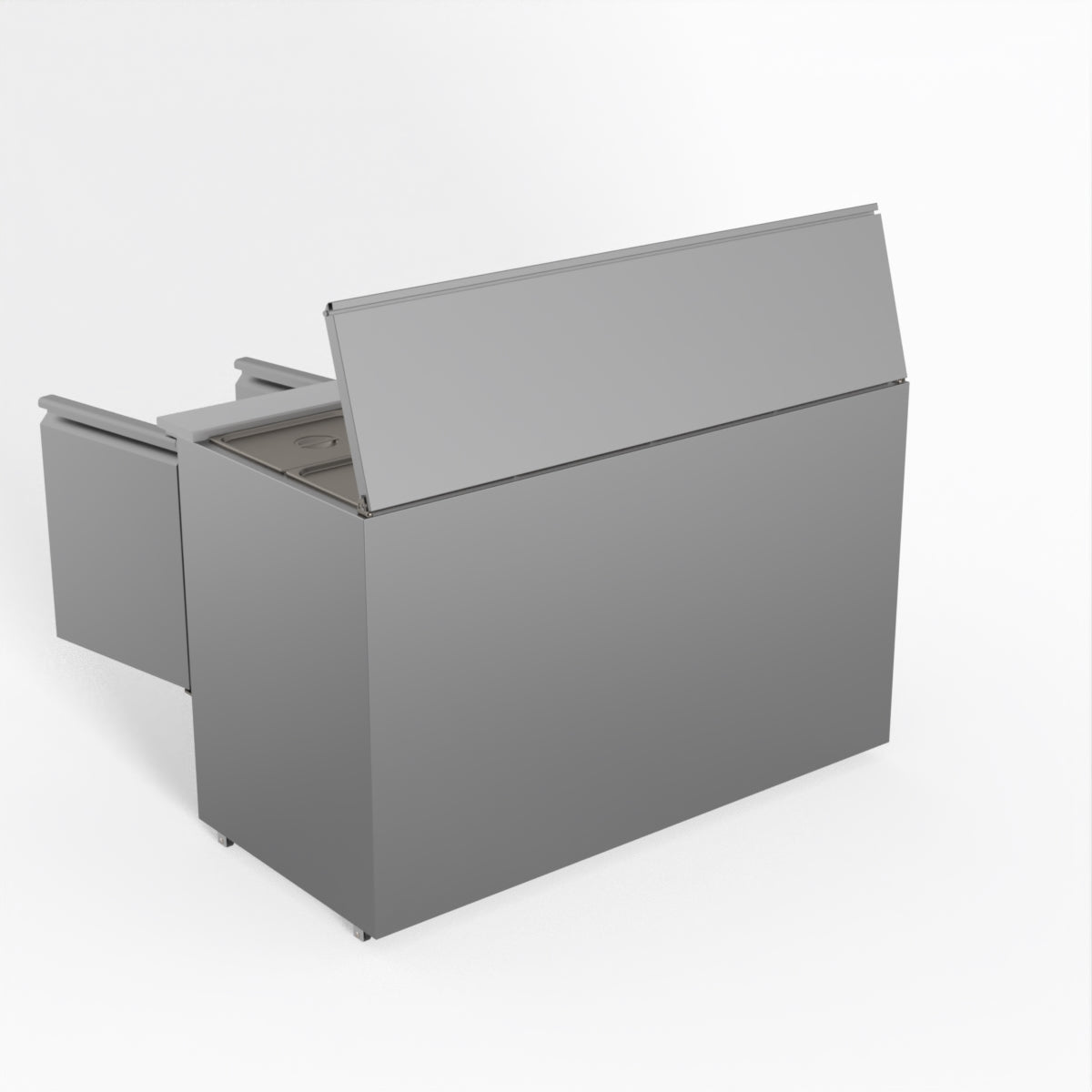 Thermaster Fed-X Three Door Salad Prep Fridge XGNS1300S