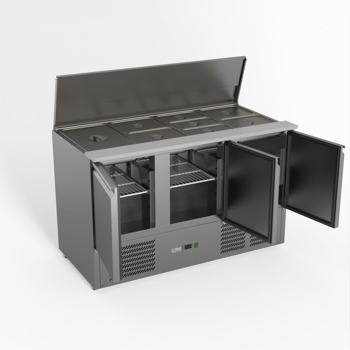 Thermaster Fed-X Three Door Salad Prep Fridge XGNS1300S