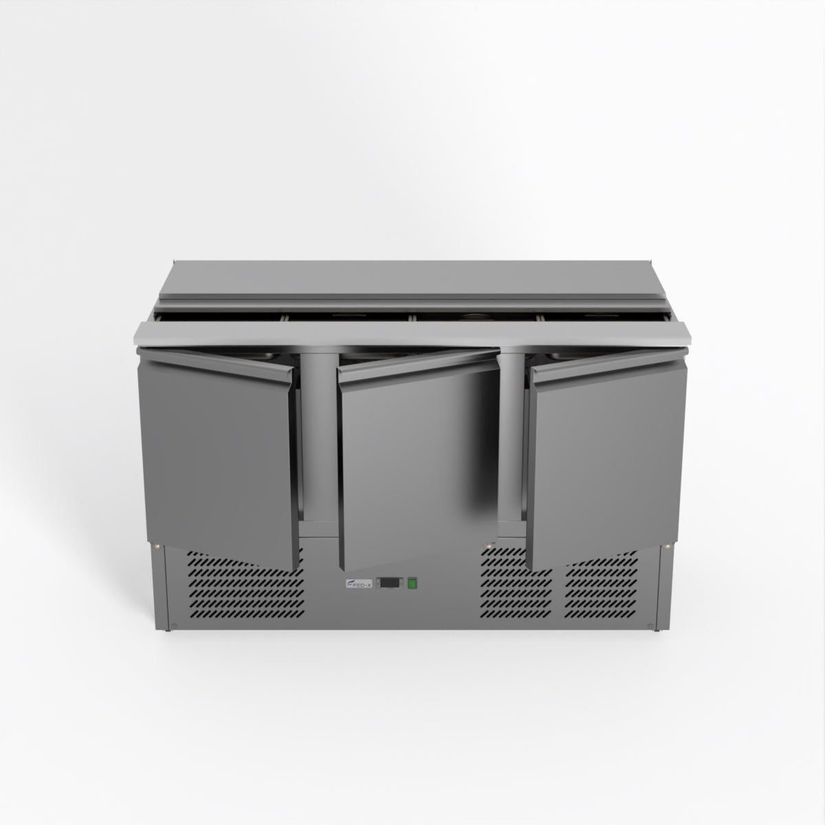 Thermaster Fed-X Three Door Salad Prep Fridge XGNS1300S