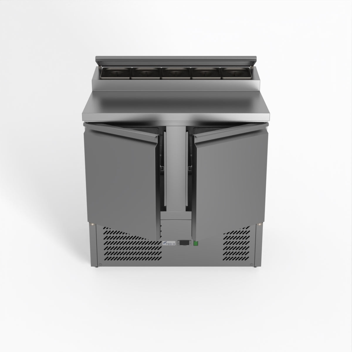 Thermaster Fed-X Two Door Salad Prep Fridge XGNS900D