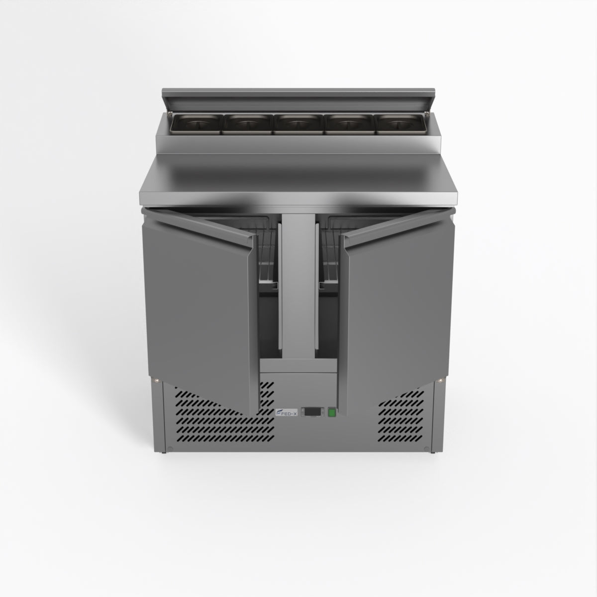 Thermaster Fed-X Two Door Salad Prep Fridge XGNS900D