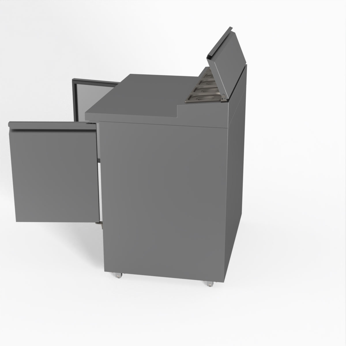 Thermaster Fed-X Two Door Salad Prep Fridge XGNS900D