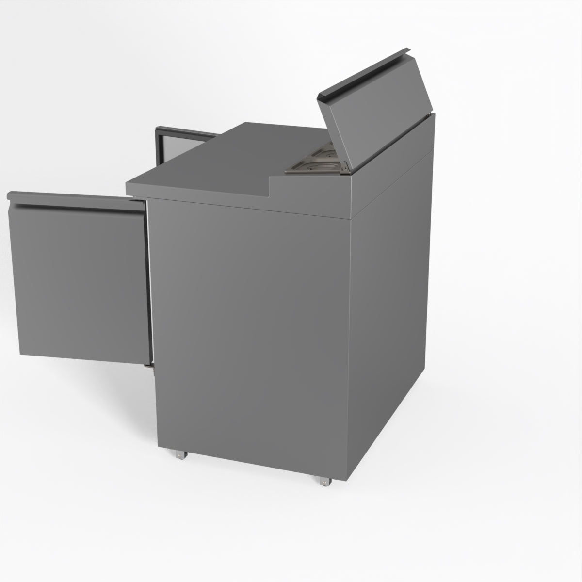 Thermaster Fed-X Two Door Salad Prep Fridge XGNS900D