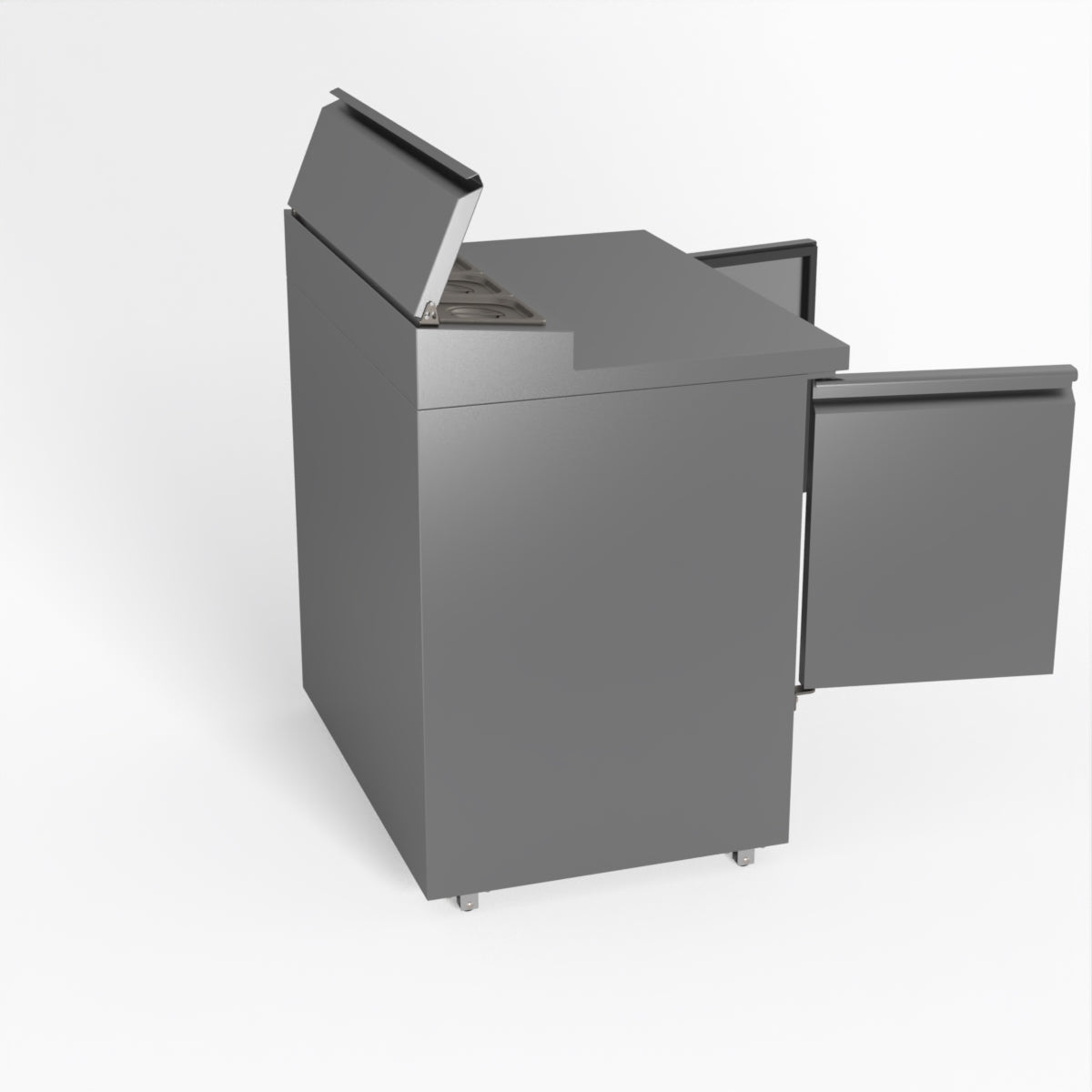 Thermaster Fed-X Two Door Salad Prep Fridge XGNS900D