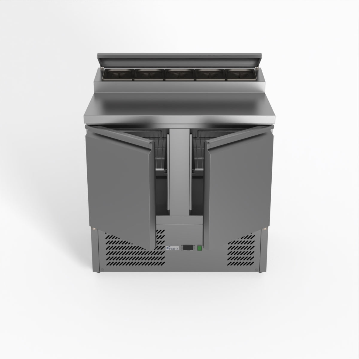 Thermaster Fed-X Two Door Salad Prep Fridge XGNS900D