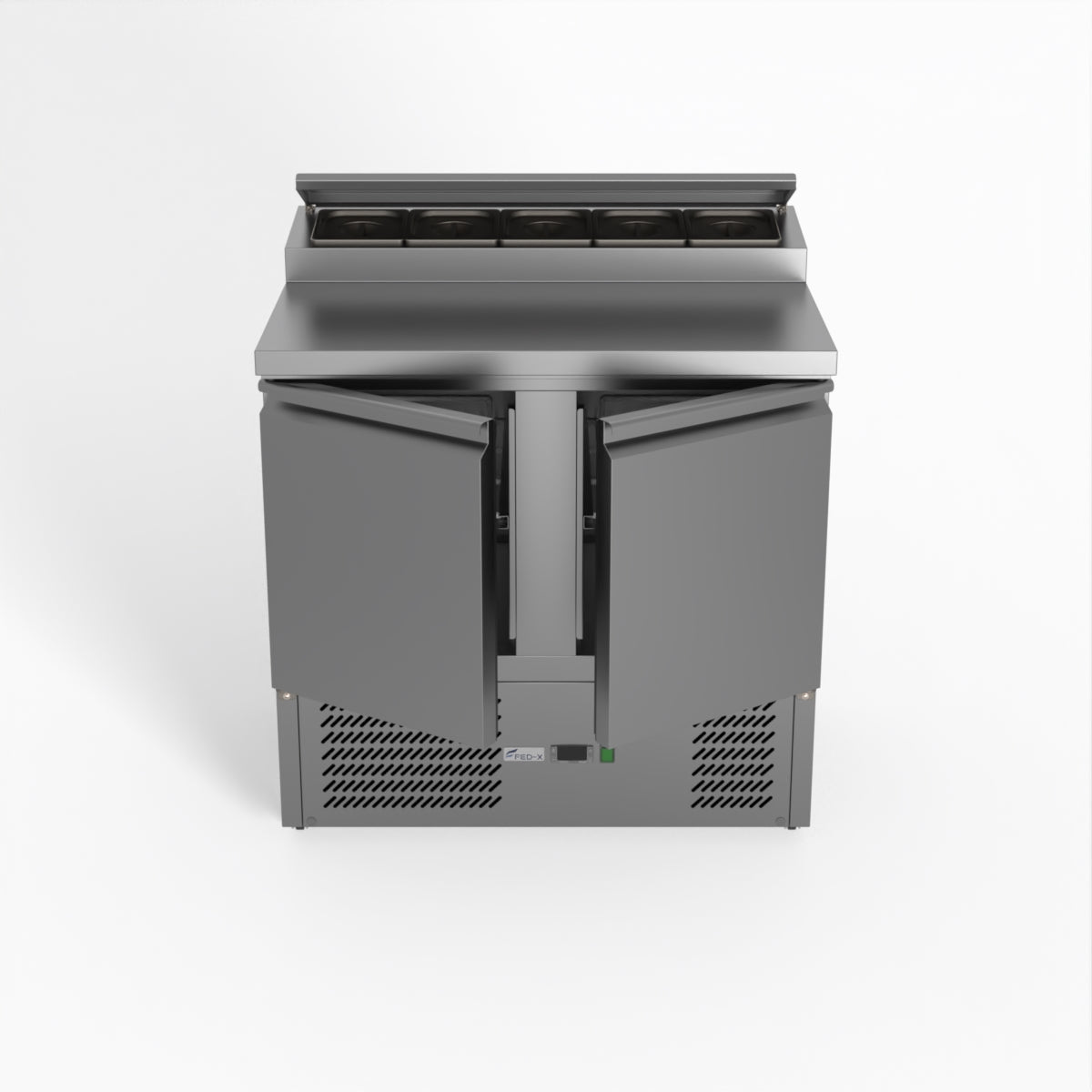 Thermaster Fed-X Two Door Salad Prep Fridge XGNS900D