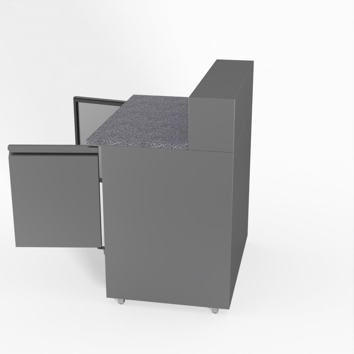 Thermaster Fed-X Two Door Salad Prep Fridge With Marble Top XGNS900E