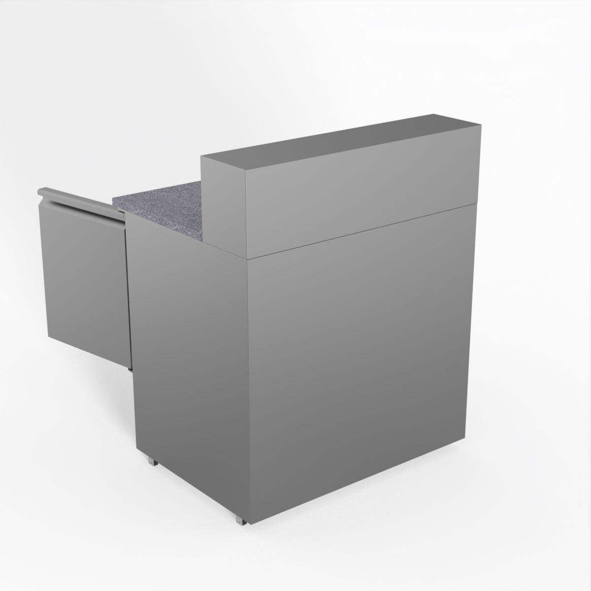 Thermaster Fed-X Two Door Salad Prep Fridge With Marble Top XGNS900E