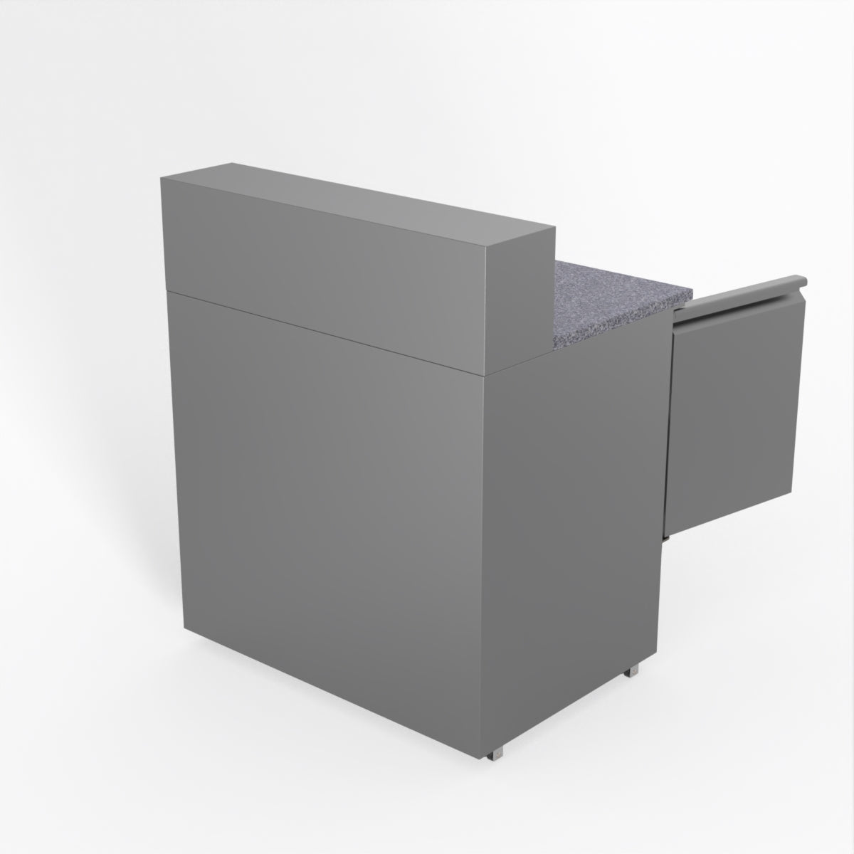 Thermaster Fed-X Two Door Salad Prep Fridge With Marble Top XGNS900E