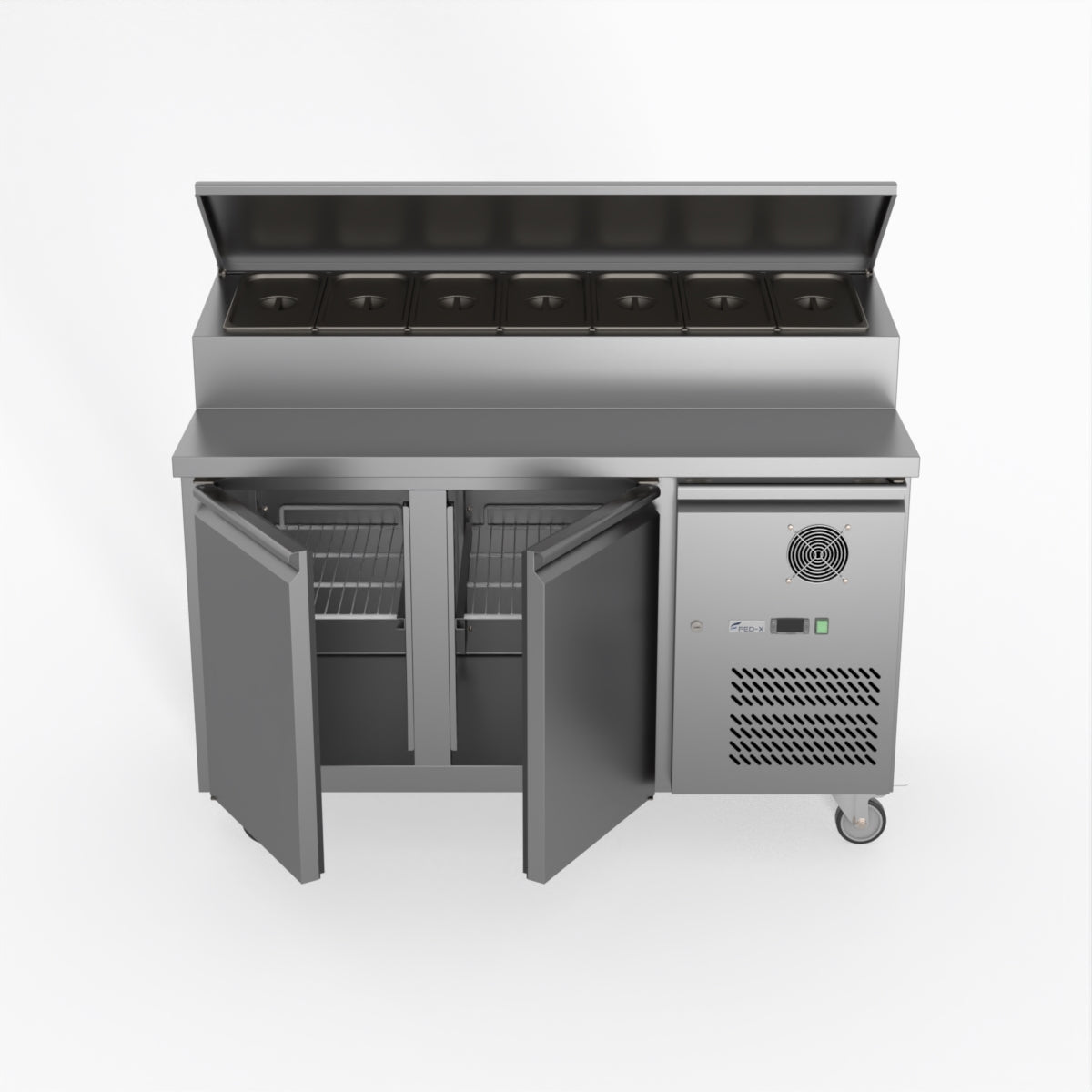 Thermaster Fed-X S/S Two Door Sandwich Counter XSS7C13S2V