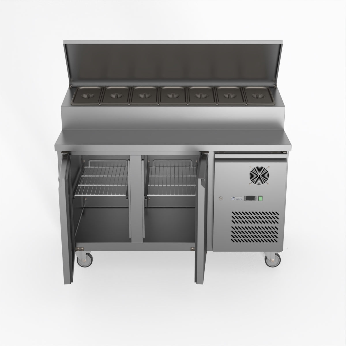 Thermaster Fed-X S/S Two Door Sandwich Counter XSS7C13S2V