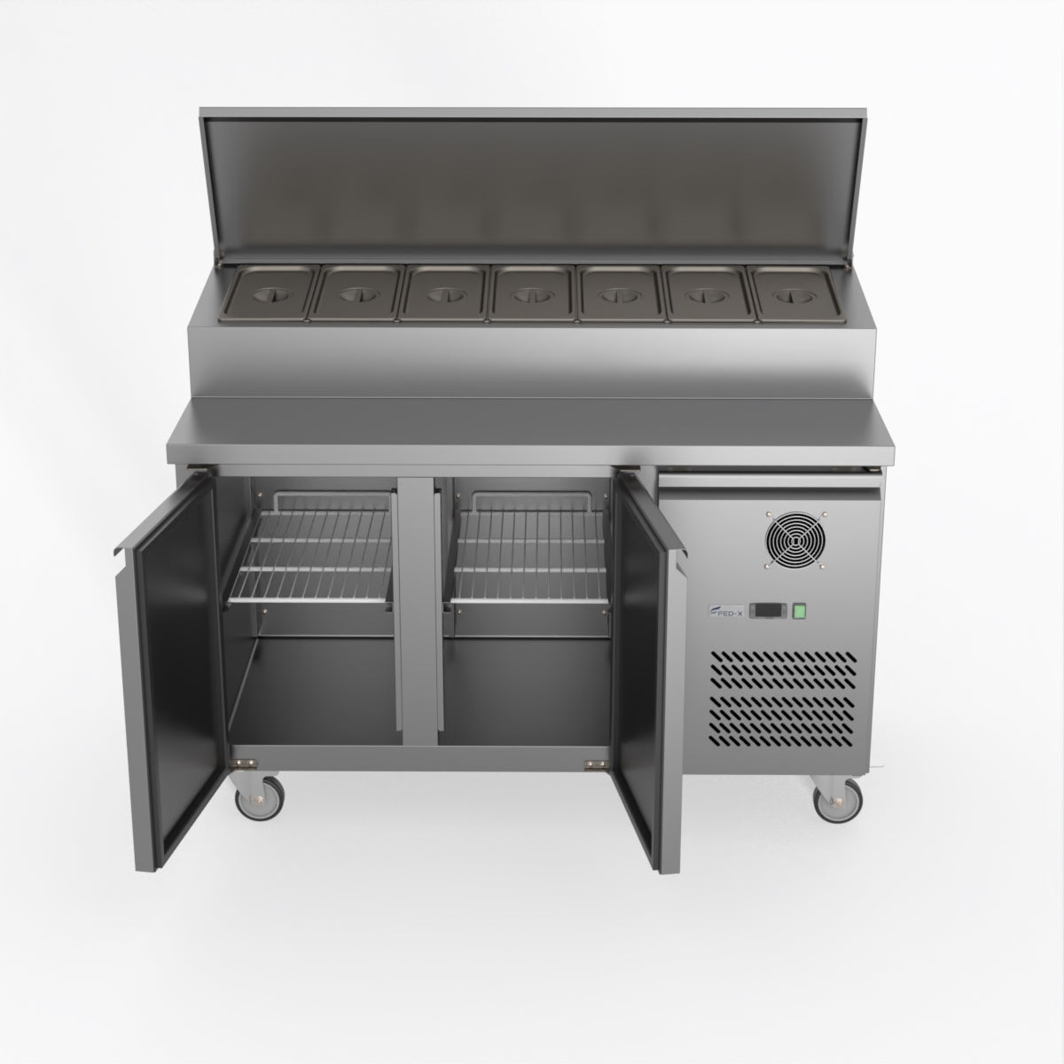 Thermaster Fed-X S/S Two Door Sandwich Counter XSS7C13S2V