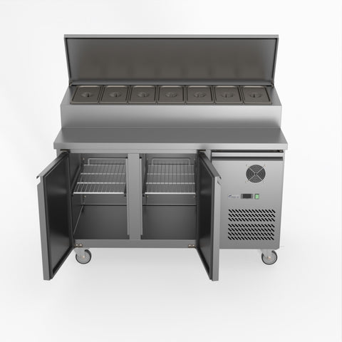 XSS7C13S2V Thermaster Fed-X S/S Two Door Sandwich Counter XSS7C13S2V