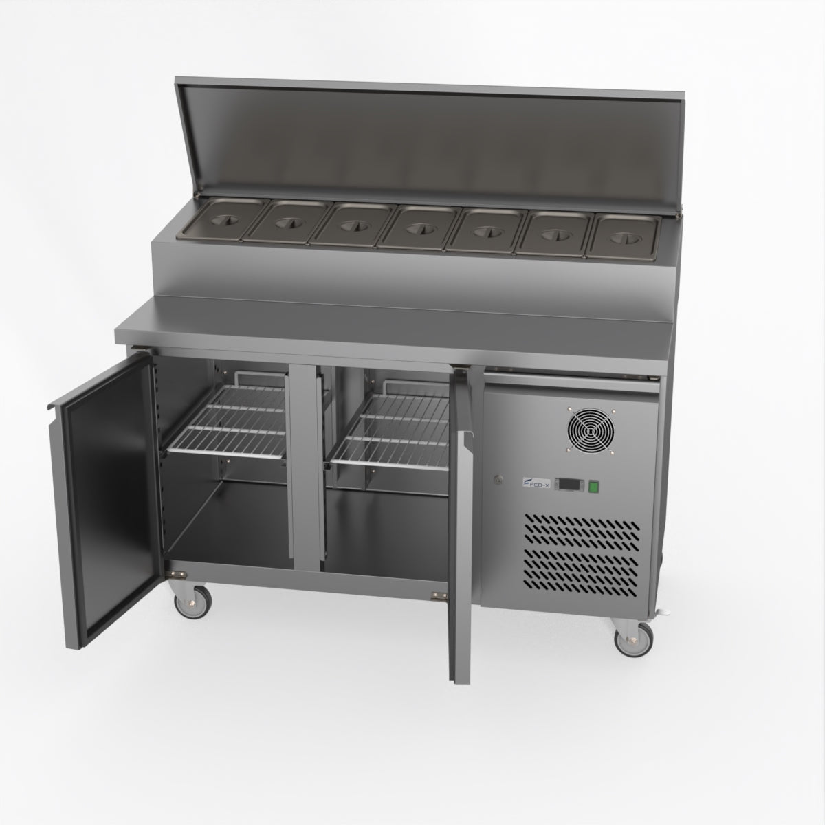 Thermaster Fed-X S/S Two Door Sandwich Counter XSS7C13S2V