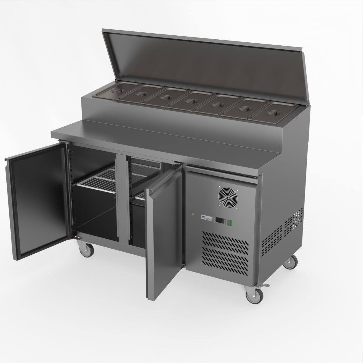 Thermaster Fed-X S/S Two Door Sandwich Counter XSS7C13S2V