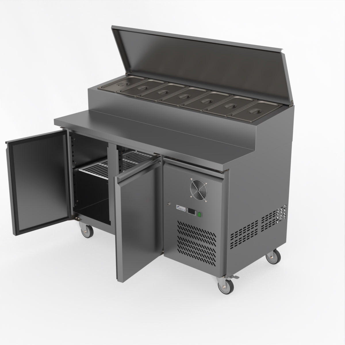 Thermaster Fed-X S/S Two Door Sandwich Counter XSS7C13S2V