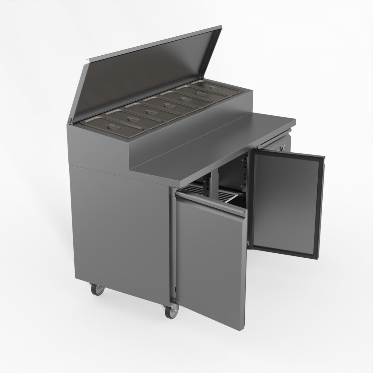 Thermaster Fed-X S/S Two Door Sandwich Counter XSS7C13S2V