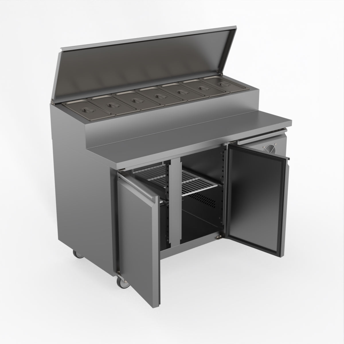 Thermaster Fed-X S/S Two Door Sandwich Counter XSS7C13S2V