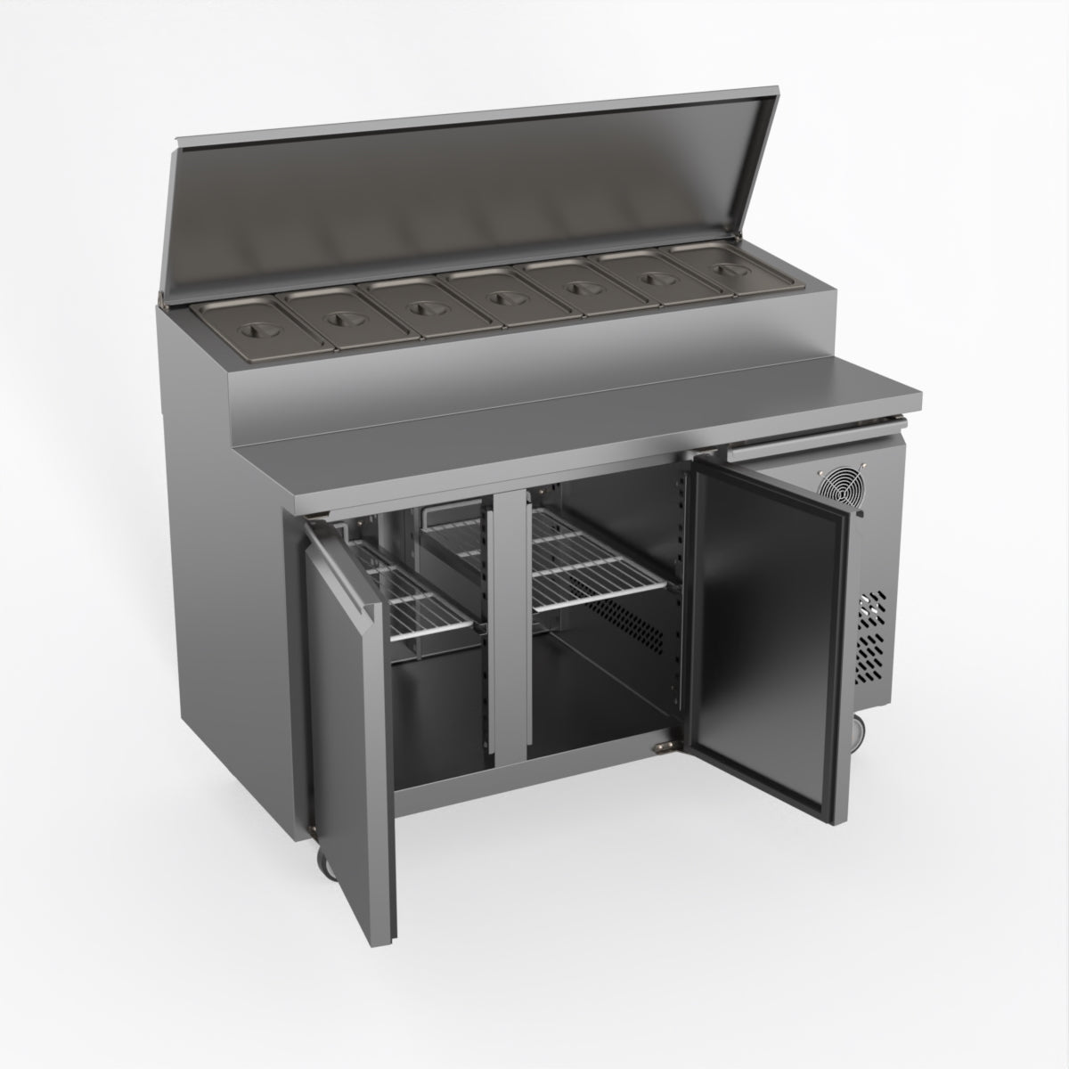 Thermaster Fed-X S/S Two Door Sandwich Counter XSS7C13S2V