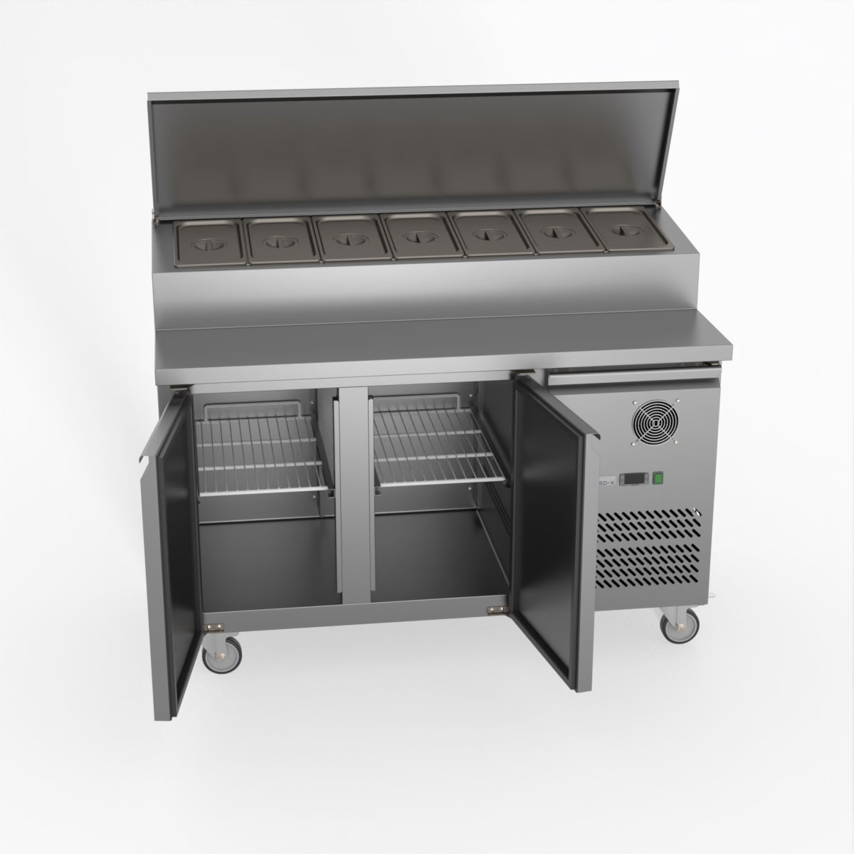 Thermaster Fed-X S/S Two Door Sandwich Counter XSS7C13S2V