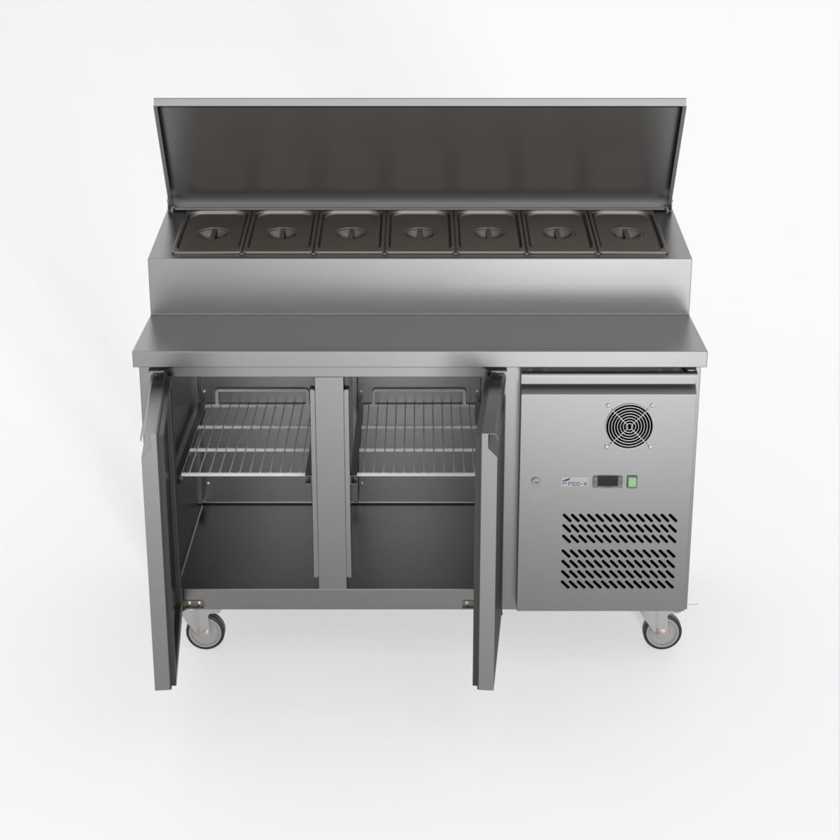 Thermaster Fed-X S/S Two Door Sandwich Counter XSS7C13S2V