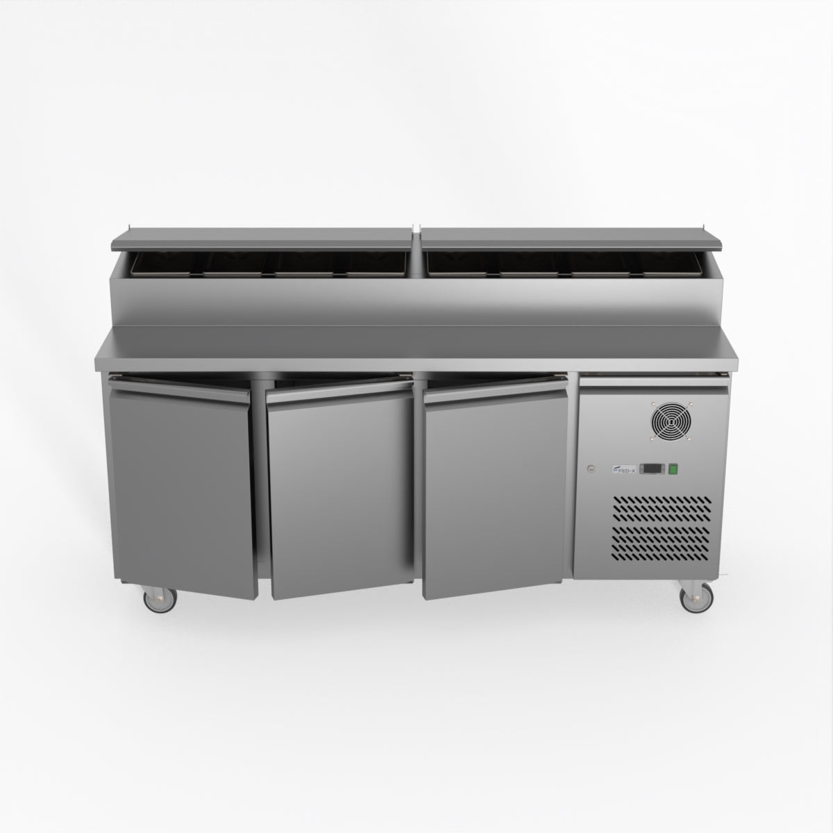 Thermaster Fed-X S/S Three Door Sandwich Counter XSS7C18S3V