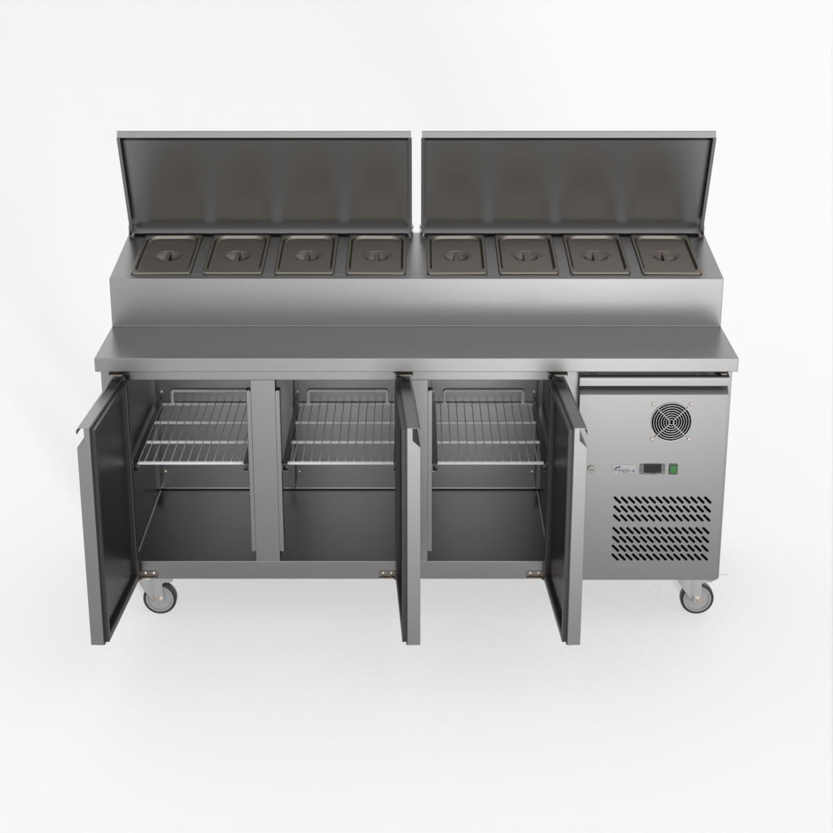 Thermaster Fed-X S/S Three Door Sandwich Counter XSS7C18S3V