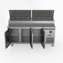 Thermaster Fed-X S/S Three Door Sandwich Counter XSS7C18S3V