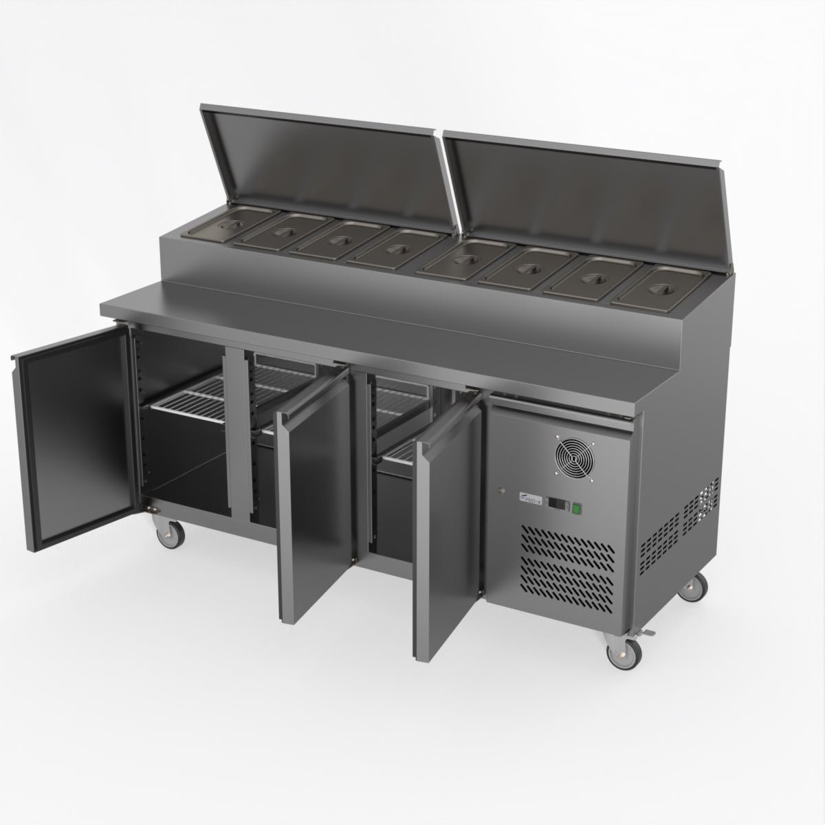 Thermaster Fed-X S/S Three Door Sandwich Counter XSS7C18S3V