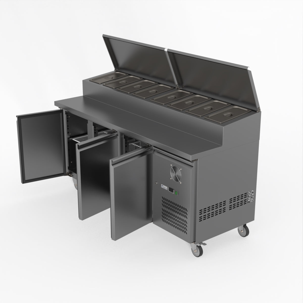 Thermaster Fed-X S/S Three Door Sandwich Counter XSS7C18S3V