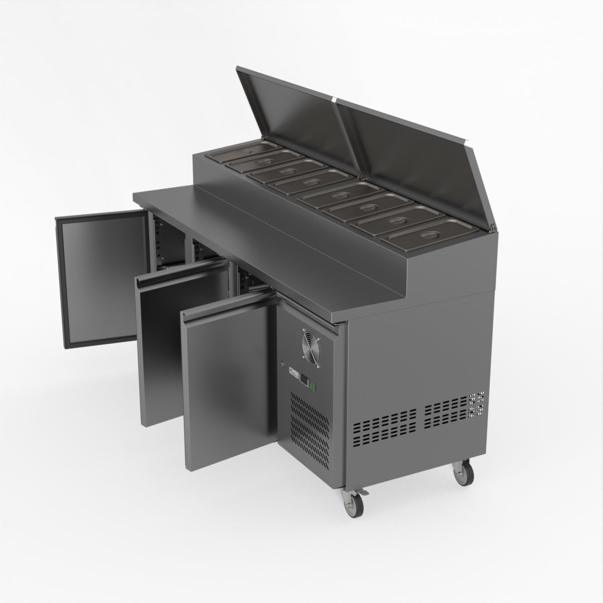 Thermaster Fed-X S/S Three Door Sandwich Counter XSS7C18S3V