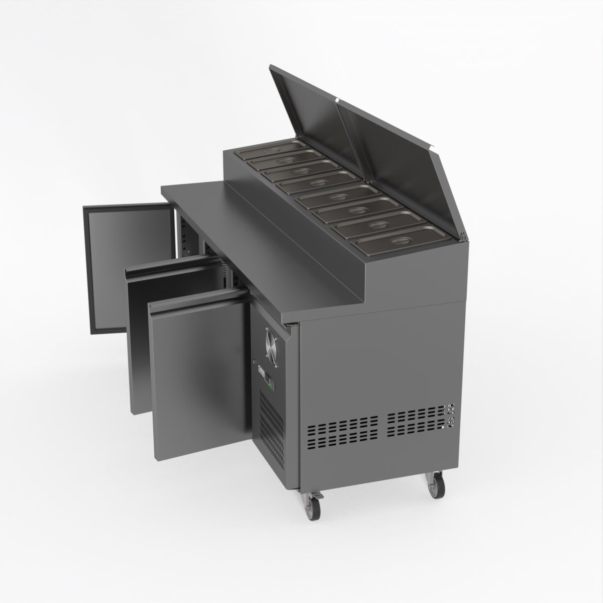 Thermaster Fed-X S/S Three Door Sandwich Counter XSS7C18S3V