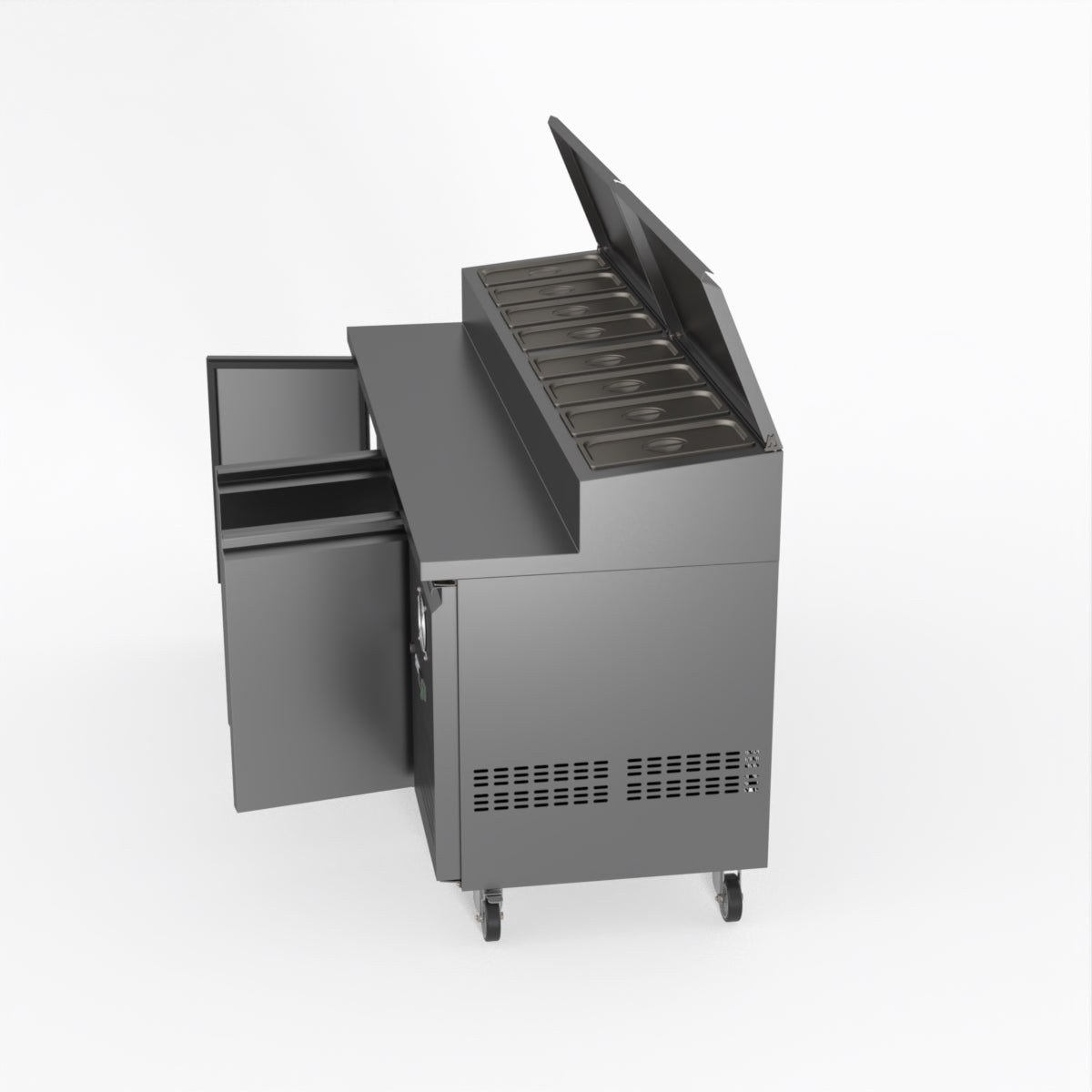 Thermaster Fed-X S/S Three Door Sandwich Counter XSS7C18S3V