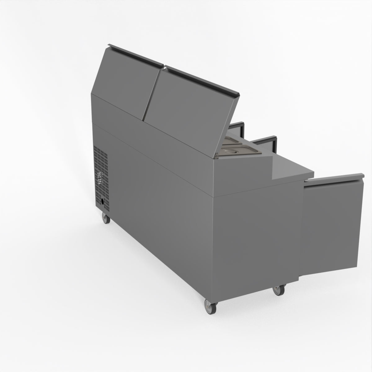 Thermaster Fed-X S/S Three Door Sandwich Counter XSS7C18S3V