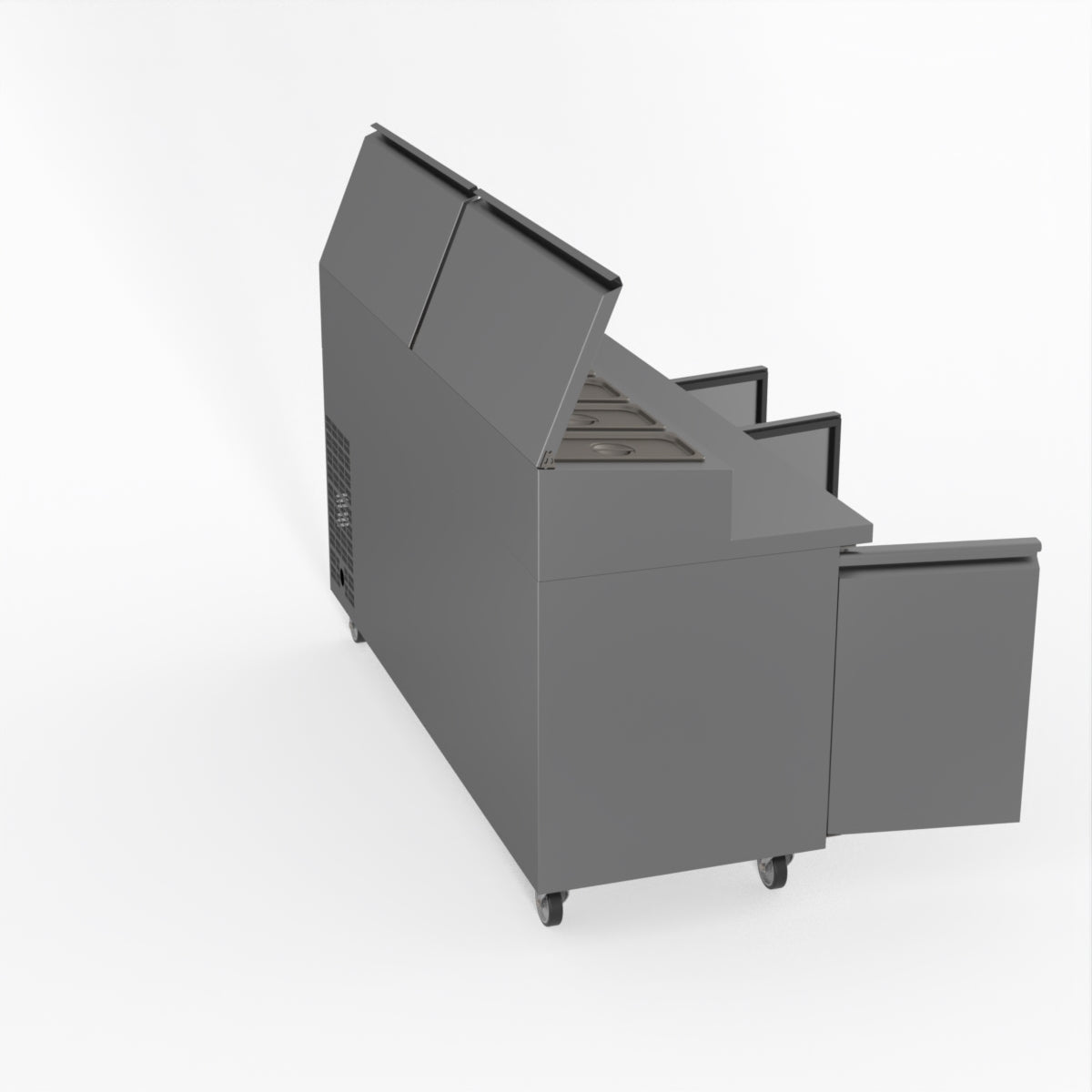 Thermaster Fed-X S/S Three Door Sandwich Counter XSS7C18S3V