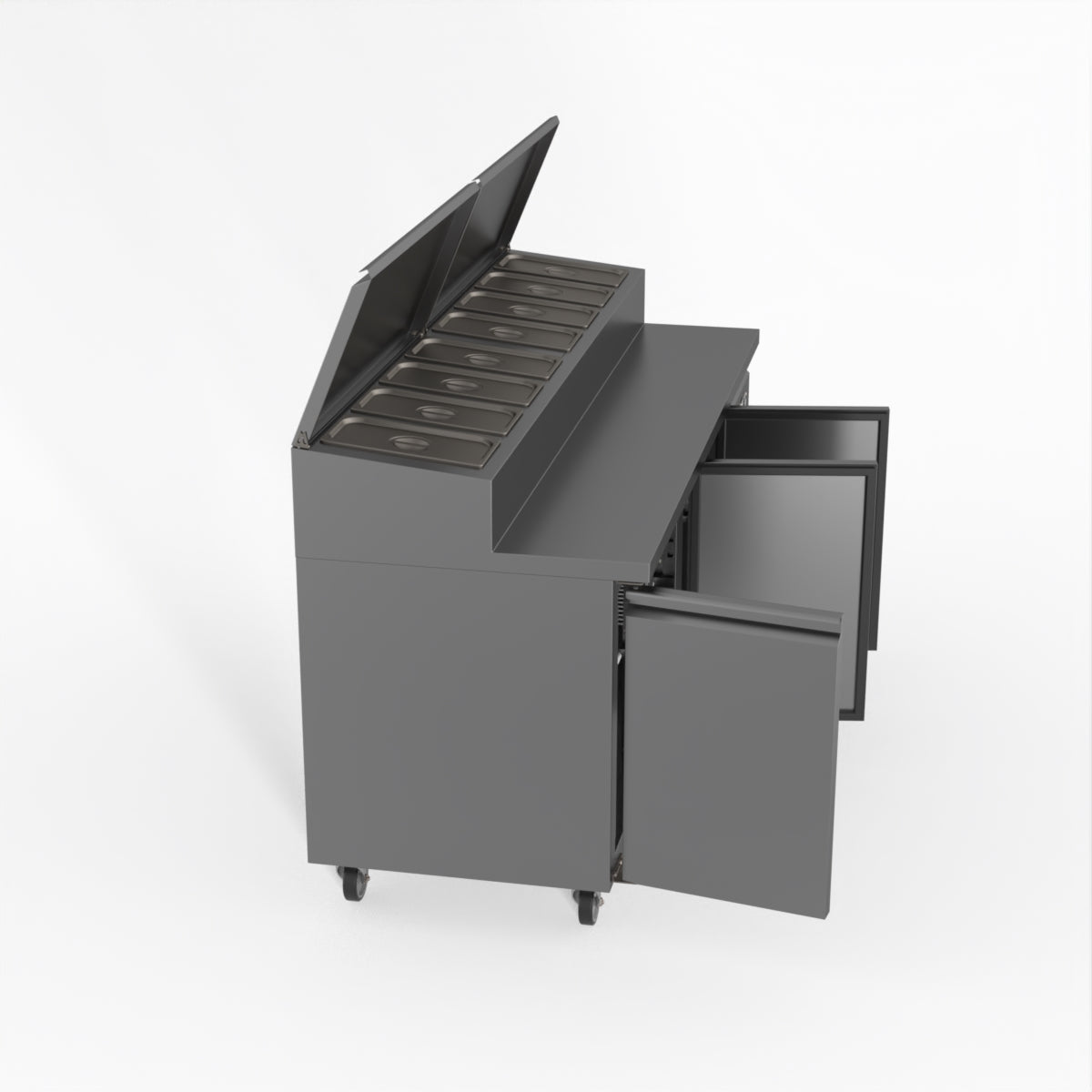 Thermaster Fed-X S/S Three Door Sandwich Counter XSS7C18S3V