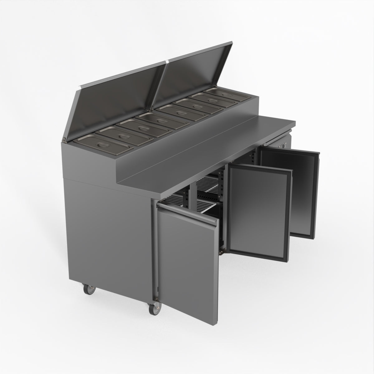 Thermaster Fed-X S/S Three Door Sandwich Counter XSS7C18S3V