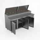 Thermaster Fed-X S/S Three Door Sandwich Counter XSS7C18S3V