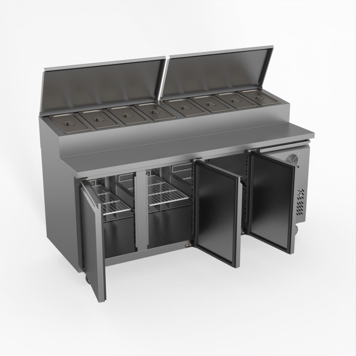 Thermaster Fed-X S/S Three Door Sandwich Counter XSS7C18S3V