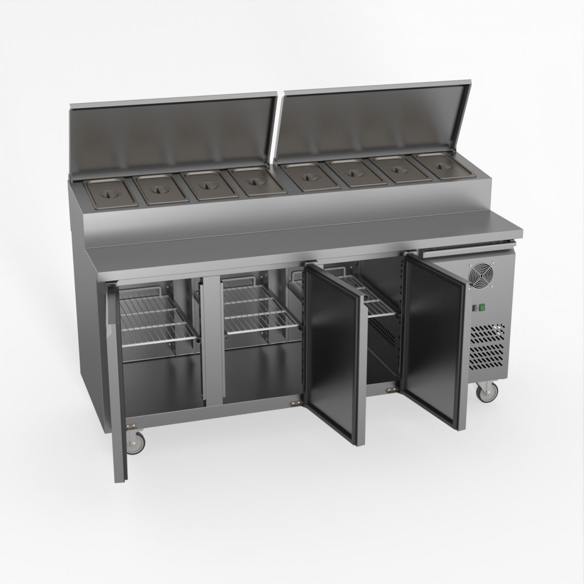 Thermaster Fed-X S/S Three Door Sandwich Counter XSS7C18S3V