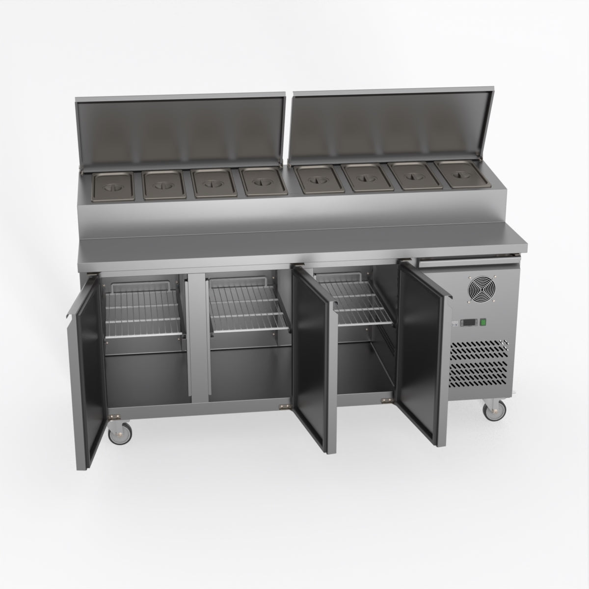 Thermaster Fed-X S/S Three Door Sandwich Counter XSS7C18S3V