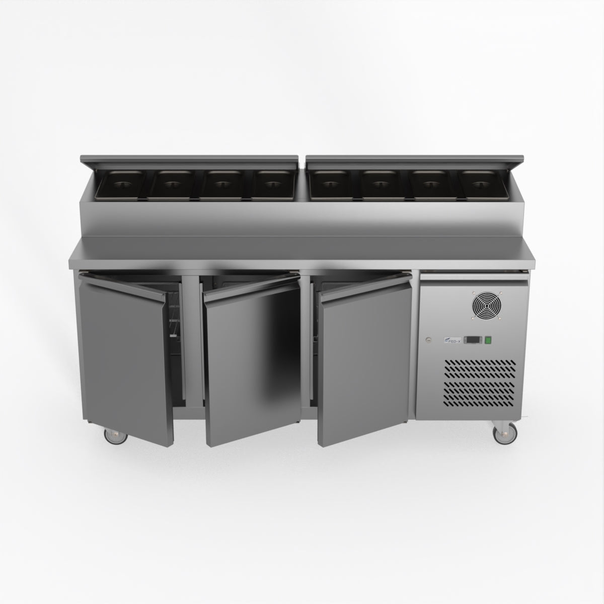 Thermaster Fed-X S/S Three Door Sandwich Counter XSS7C18S3V