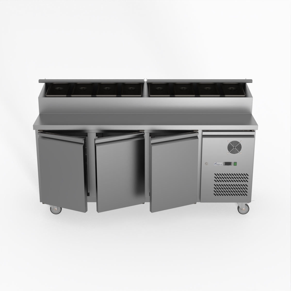 Thermaster Fed-X S/S Three Door Sandwich Counter XSS7C18S3V