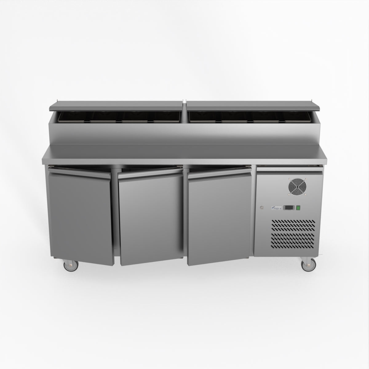 Thermaster Fed-X S/S Three Door Sandwich Counter XSS7C18S3V