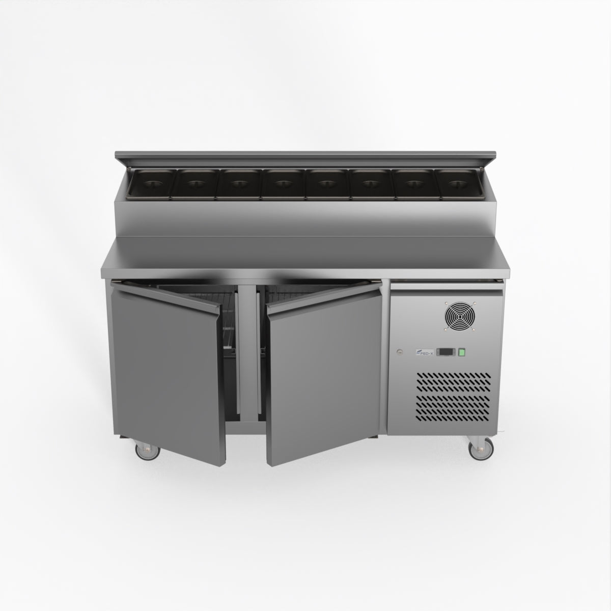 Thermaster Fed-X S/S Two Door Sandwich Counter XSS8C15S2V